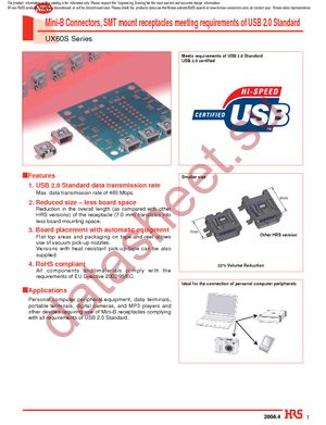 UX60SC-MB-5S8 datasheet  